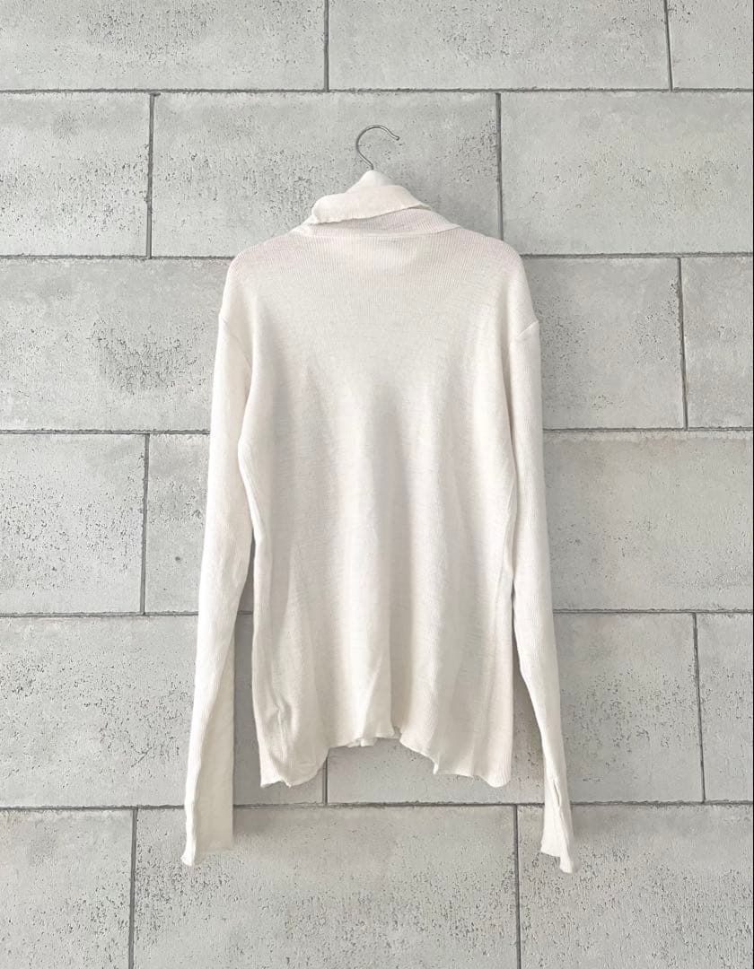Curensologyウールテレコタートルニット　ホワイト