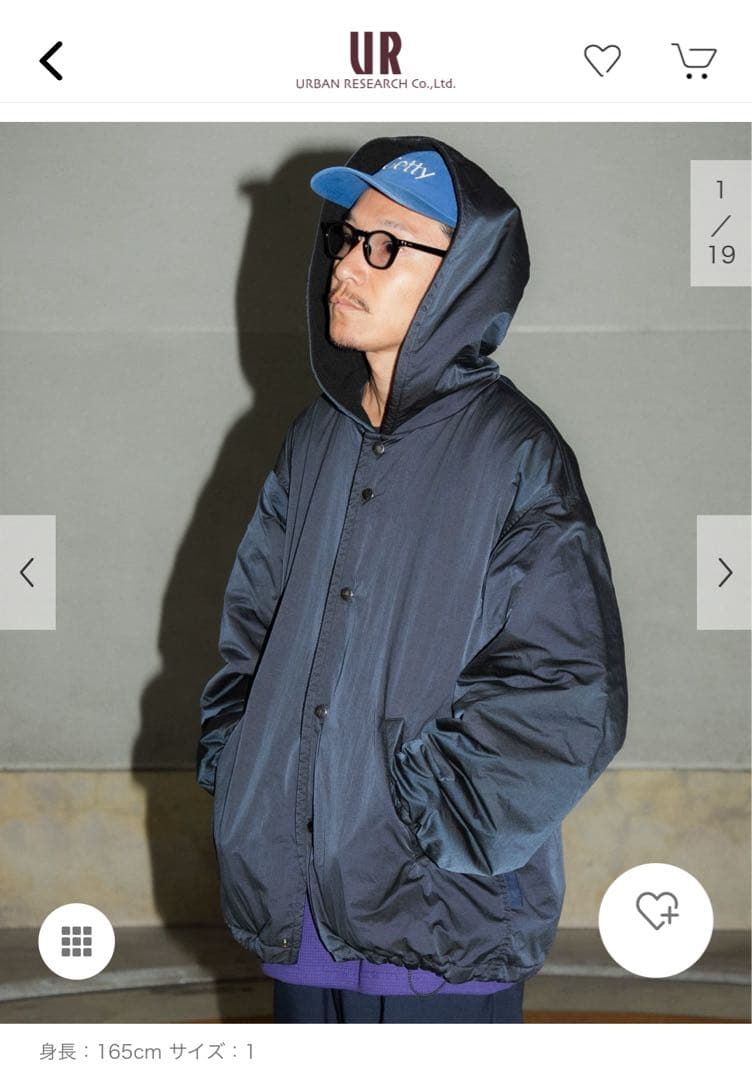 ジャケット・アウター Wide Dad NYRON COACH PARKA