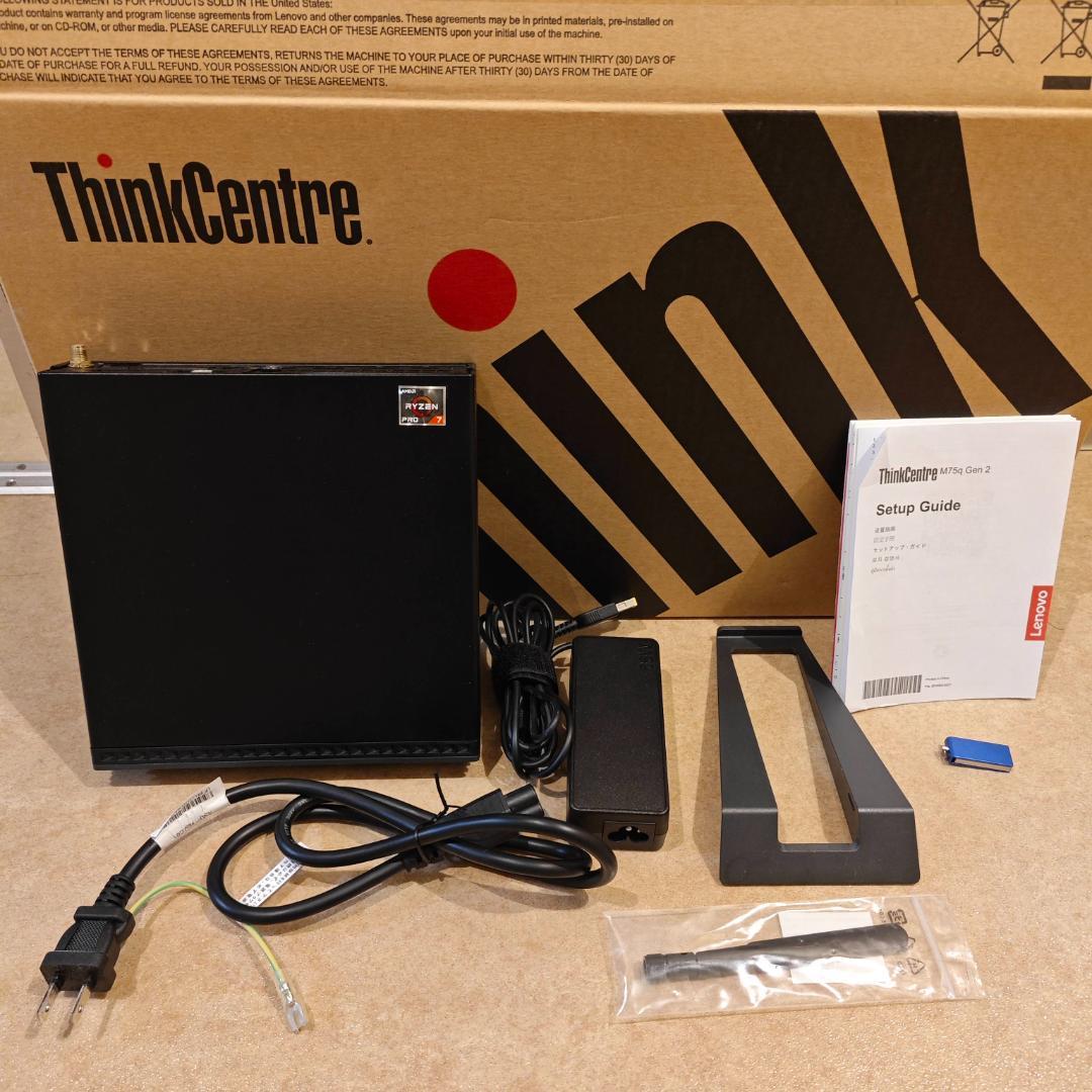 ThinkCentre M75q Tiny Gen2(リカバリメディア付き)