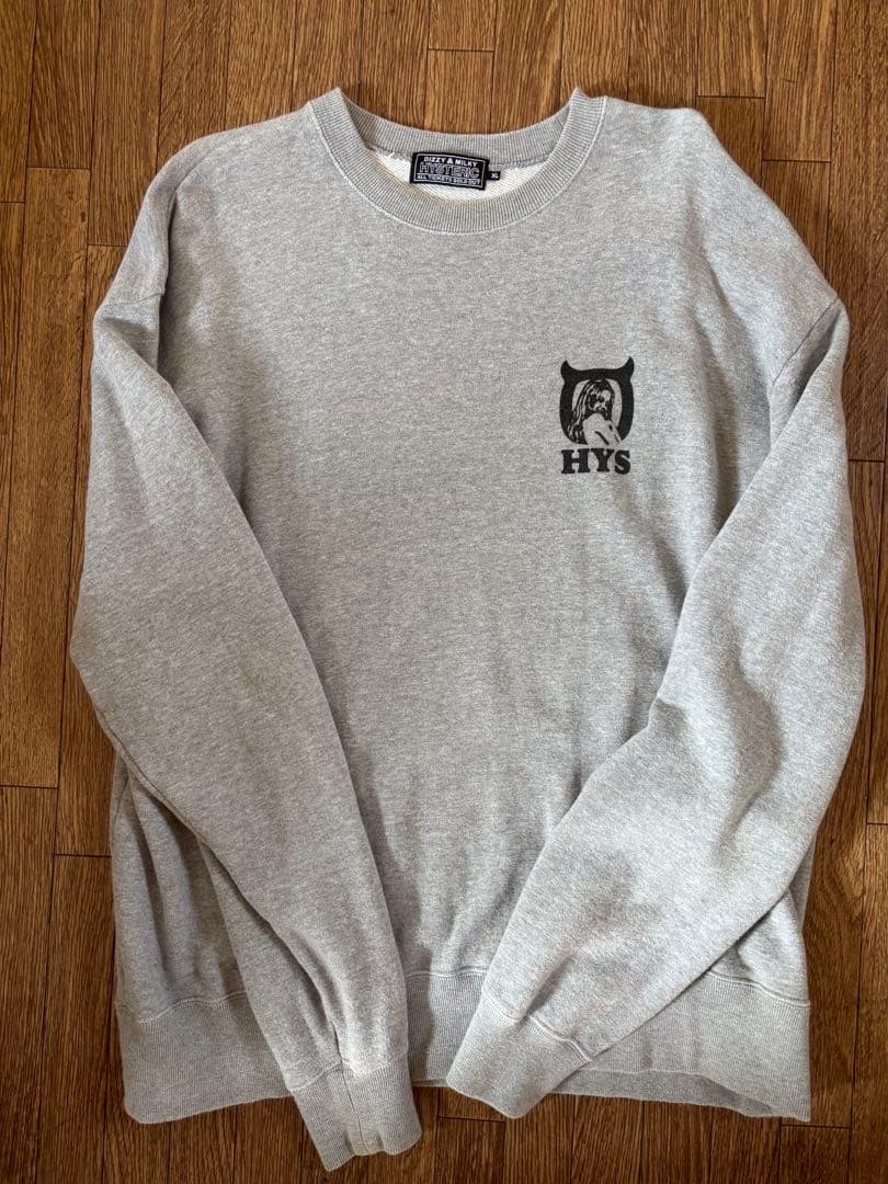 早い者勝ち‼️HYSTERIC GLAMOUR グレー スウェット XL