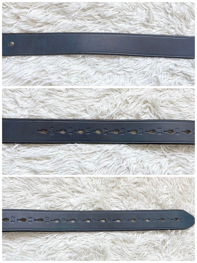 希少入手困難　Porter Classic LEATHER BELT BLUE