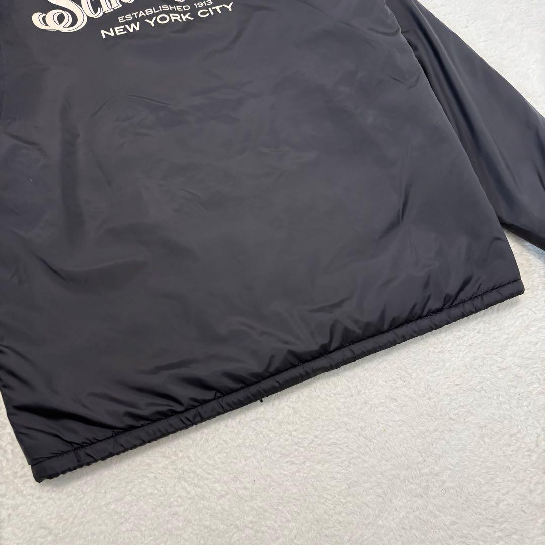 美品 SCHOTT ショット コーチジャケット 裏ボア L ブラック