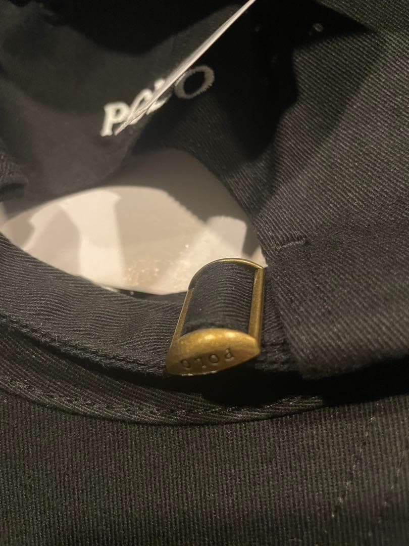 ベージュとセット　Ralph Lauren キャップ ブラック × ホワイト