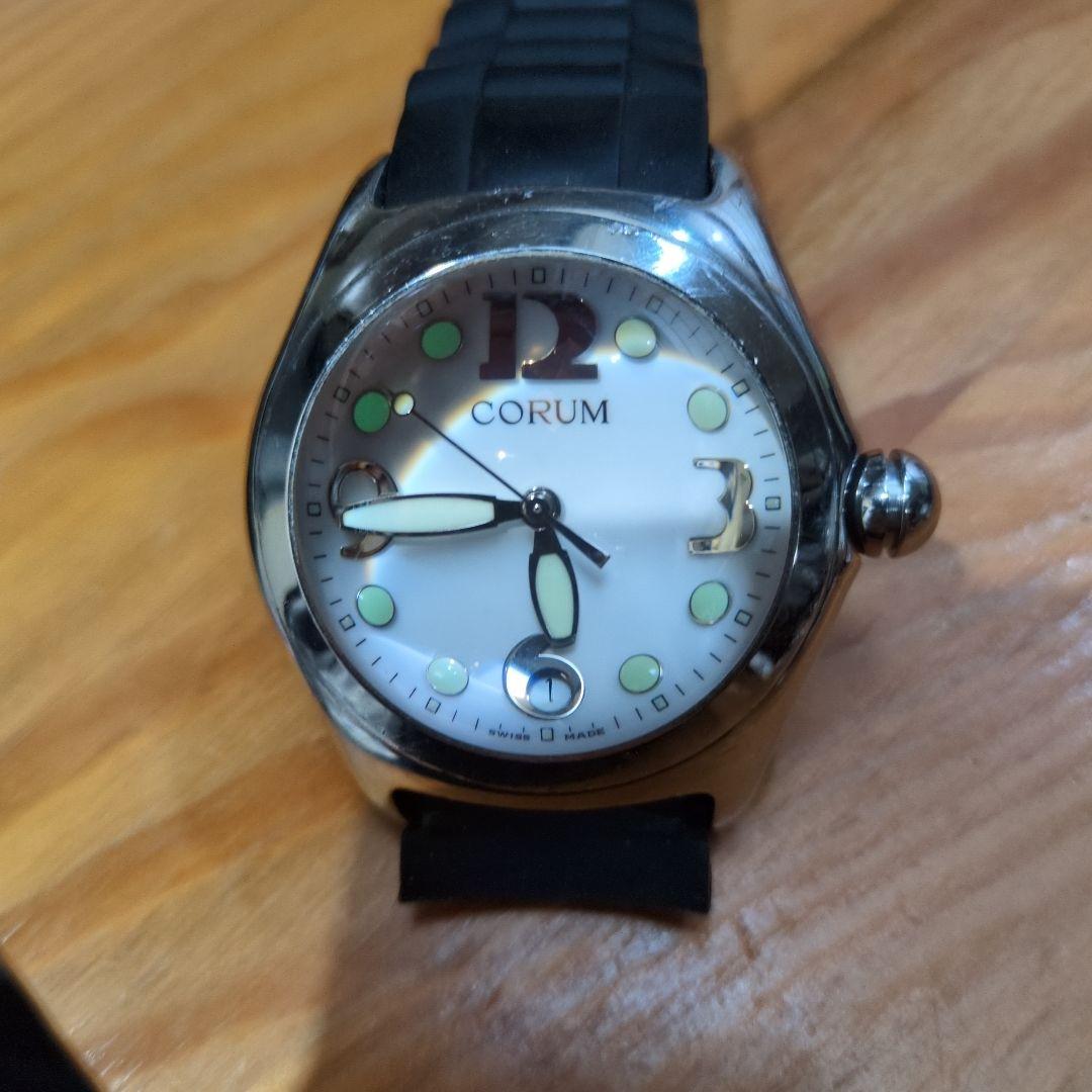 E*I様 コルムバブル新品革ベルト付き