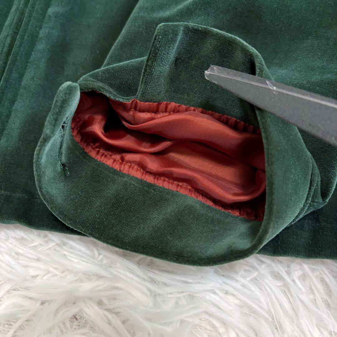 美品 ROTAR スーベニアジャケット 別珍 ベロア 龍 グリーン M