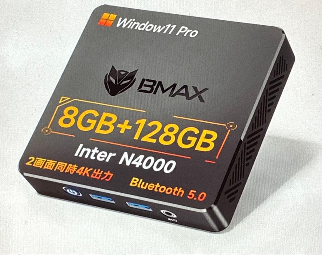 ミニPC BMAX B1 MINI 8GB+128GB Intel N4000