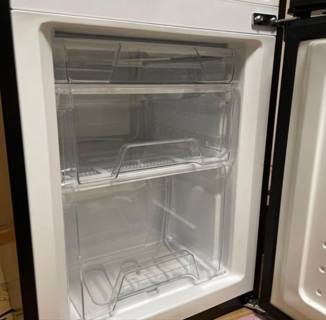 IRIS OHYAMA 2ドア冷蔵庫 ブラック 引き取り限定