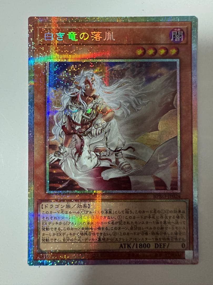 遊戯王OCG 白き竜の聖騎士 & 黒き竜のエクレシア　プリズマ