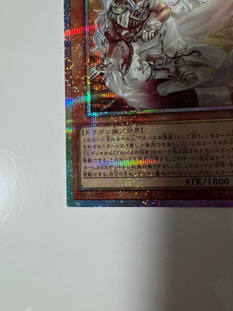 遊戯王OCG 白き竜の聖騎士 & 黒き竜のエクレシア　プリズマ