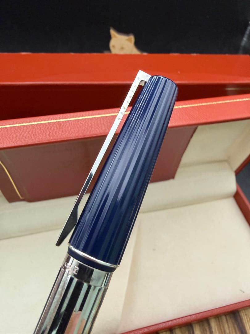 レア S.T DUPONT ボールペン サン・ジェルマン マリンブルー