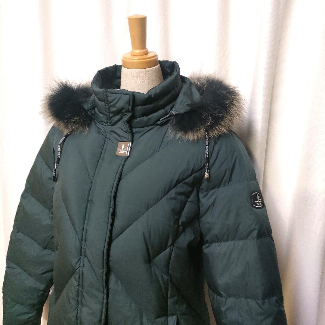 【美品】ジャンルイシェレル ファー付き ダウンコート