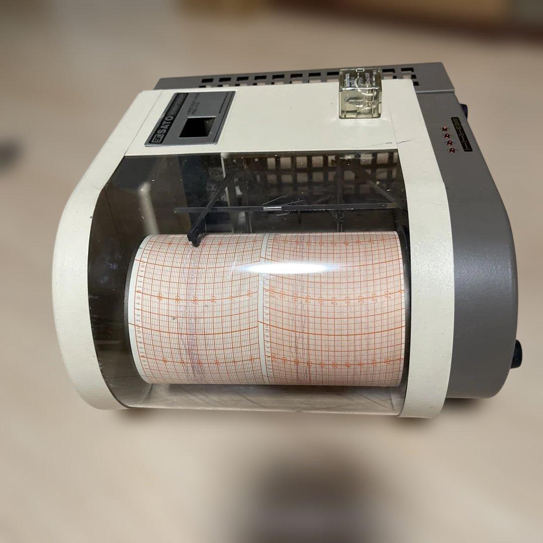 SATO 記録計　アナログ　温度記録計