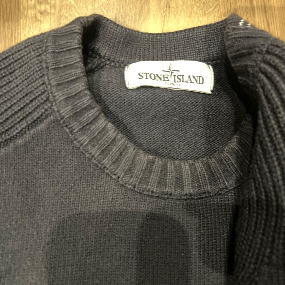 STONE  ダークグレー ニットセーター