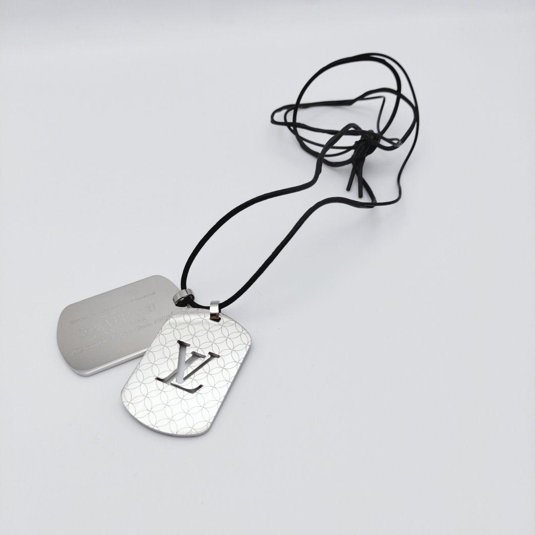 ✨極上美品✨ルイヴィトン ネックレス パンダンティフシャンゼリゼGM ドッグタグ