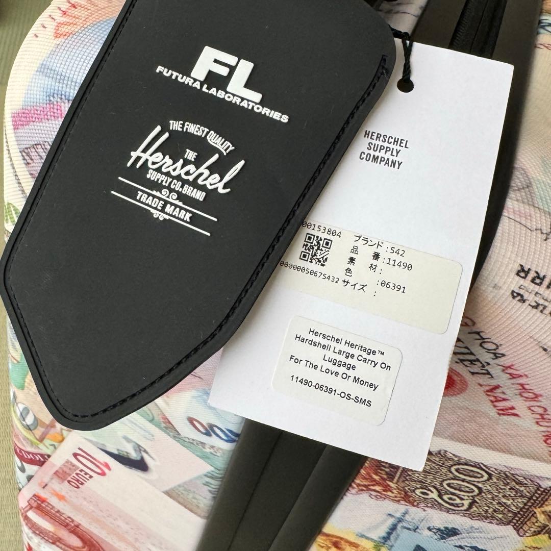 未使用　ハーシェルサプライ　Futuraコラボ　スーツケース　43L　機内可