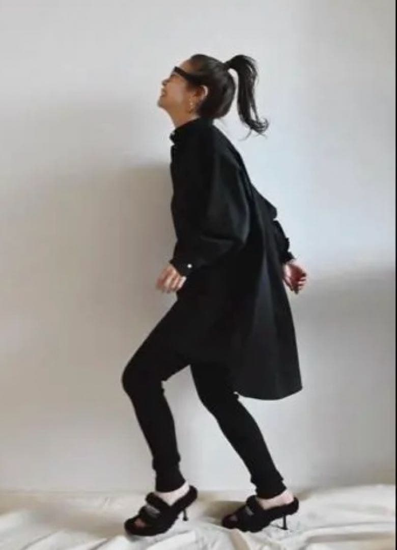 chiiiibag ドルマンスリーブシャツ ブラック ch!iii チー 黒