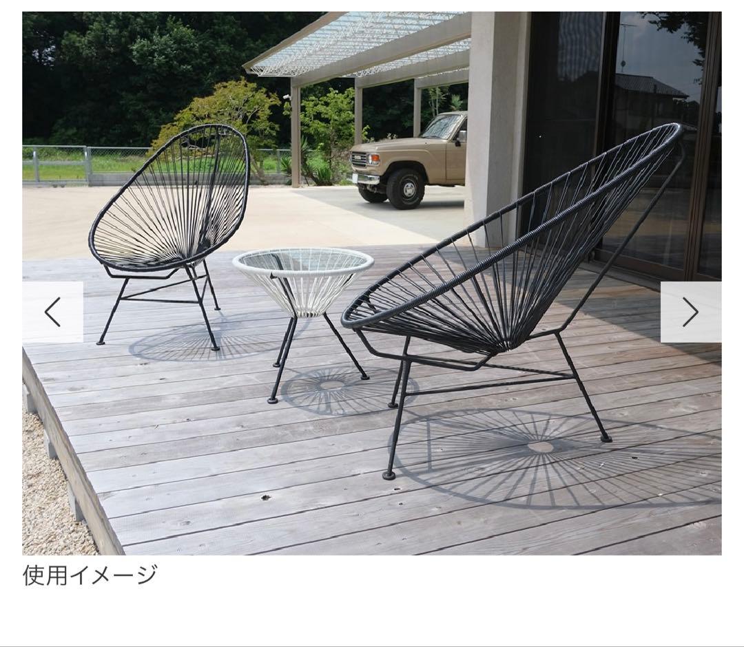 [ sakii ] 美品 メトロクス アカプルコチェア ブラック 正規品