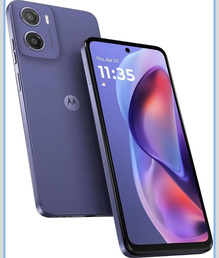 Motorola スマートフォン パープル