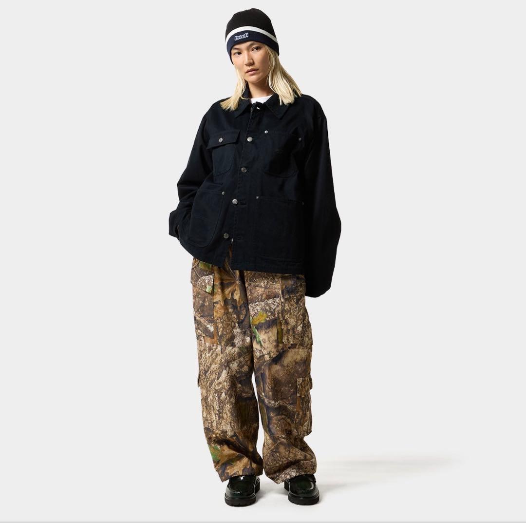 ジャケット・アウター STRETCH LOGO CHORE SHACKET