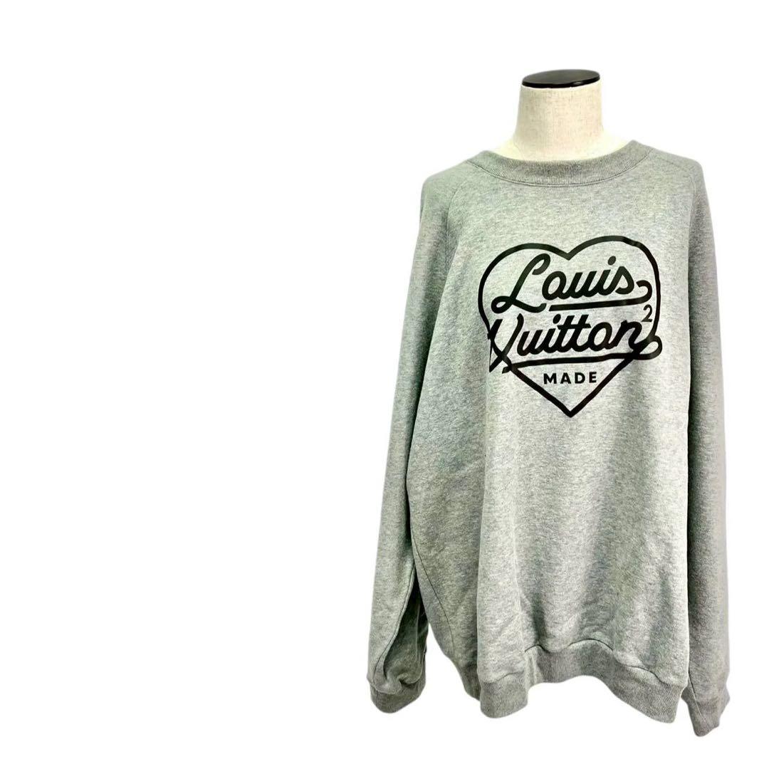 ルイヴィトン NIGO ハートロゴ トレーナー 5L パーカー スウェットグレー