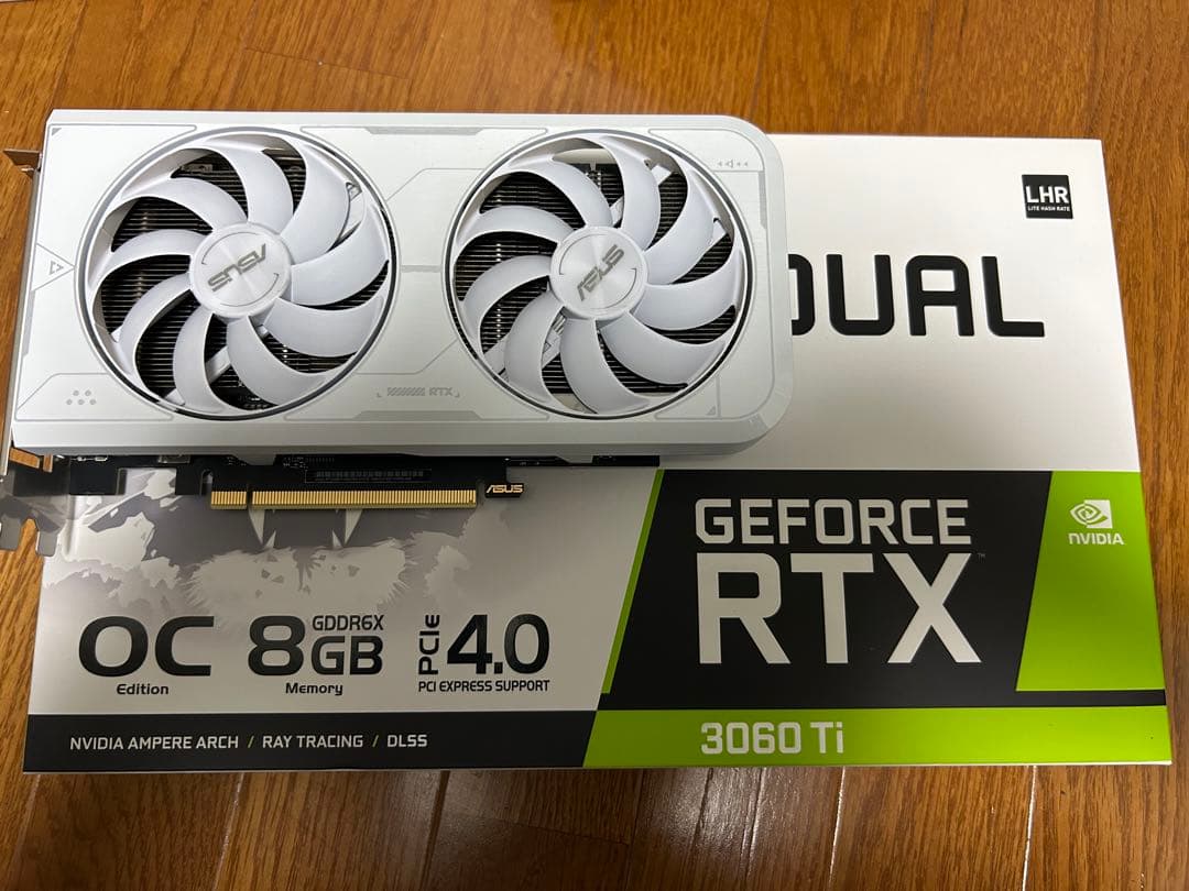 グラフィックボード・グラボ・ビデオカード ASUS GeForce RTX 3060 Ti White
