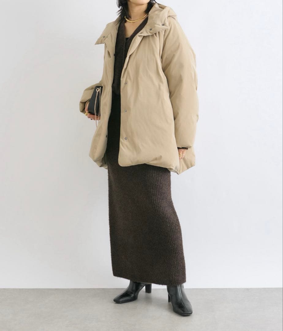 新品　リヴドロワ　ベルテッドフード　ダウン　コート　IENA ZARA