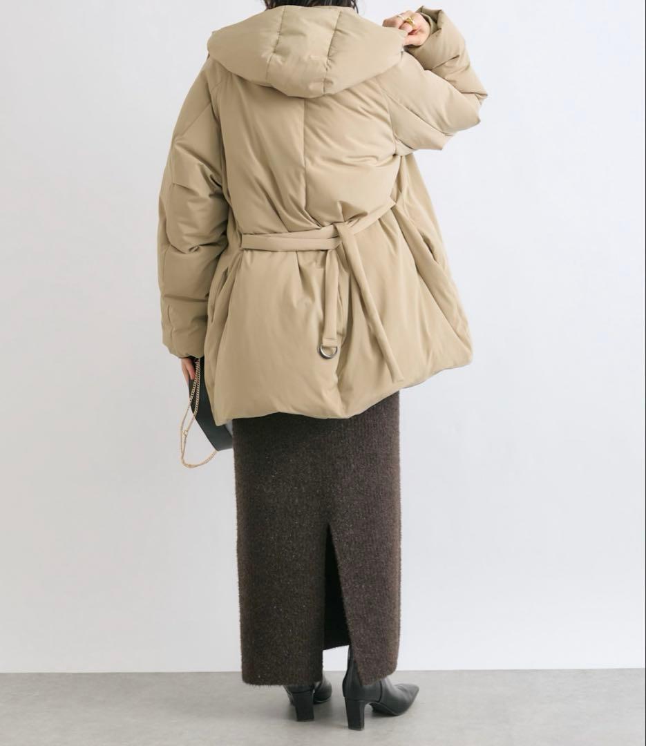 新品　リヴドロワ　ベルテッドフード　ダウン　コート　IENA ZARA