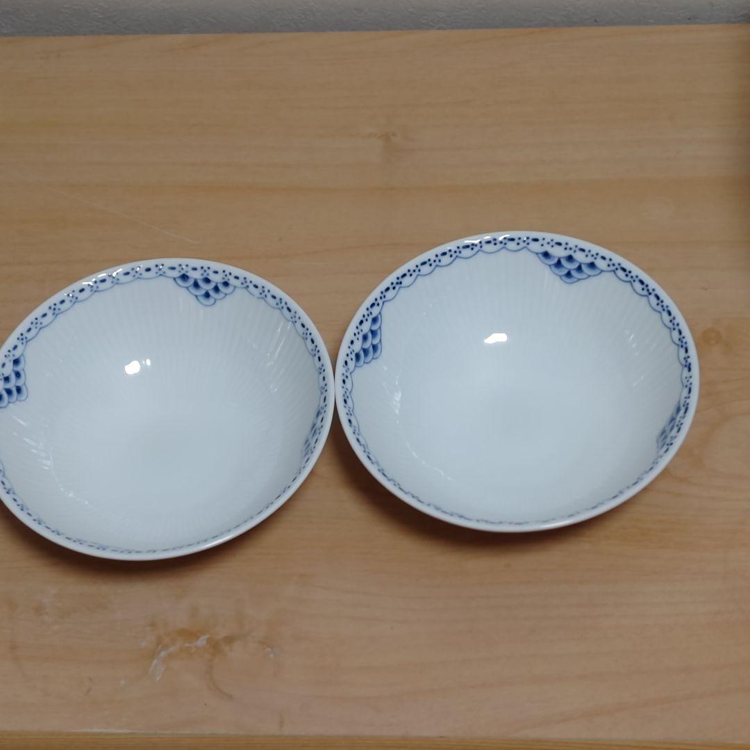 ロイヤル・コペンハーゲンプリンセス ボウル 16cm2個セット