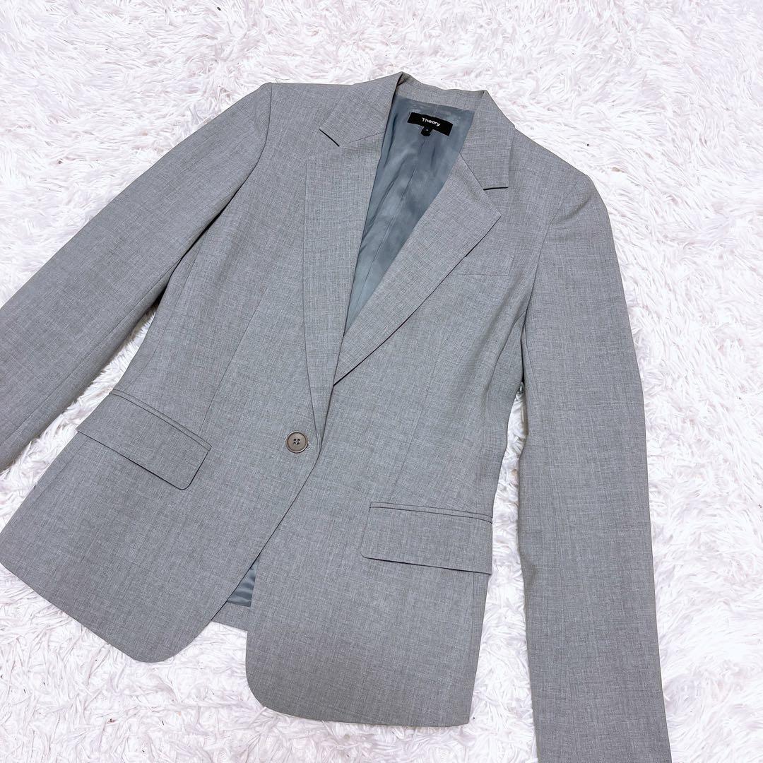 セオリー セットアップ スーツ パンツ Tailor Gabe N グレー 0