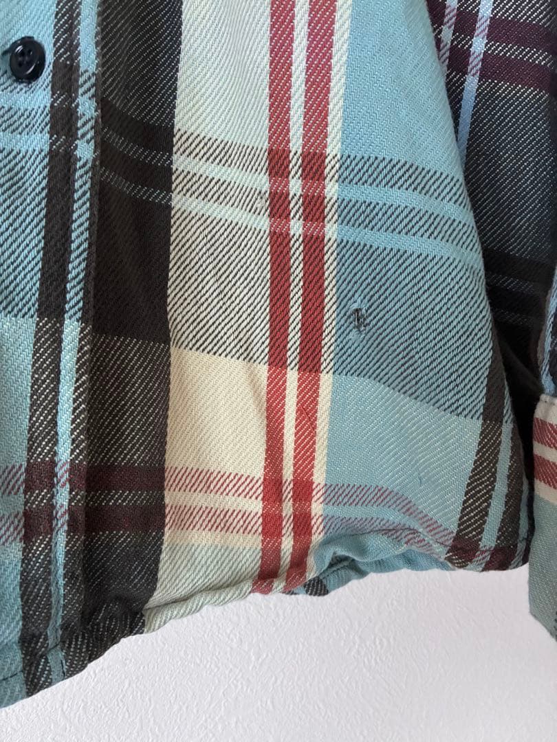 70's FROSTPROOF ネルシャツ　ヘビーネルシャツ　ボロ　ダメージ