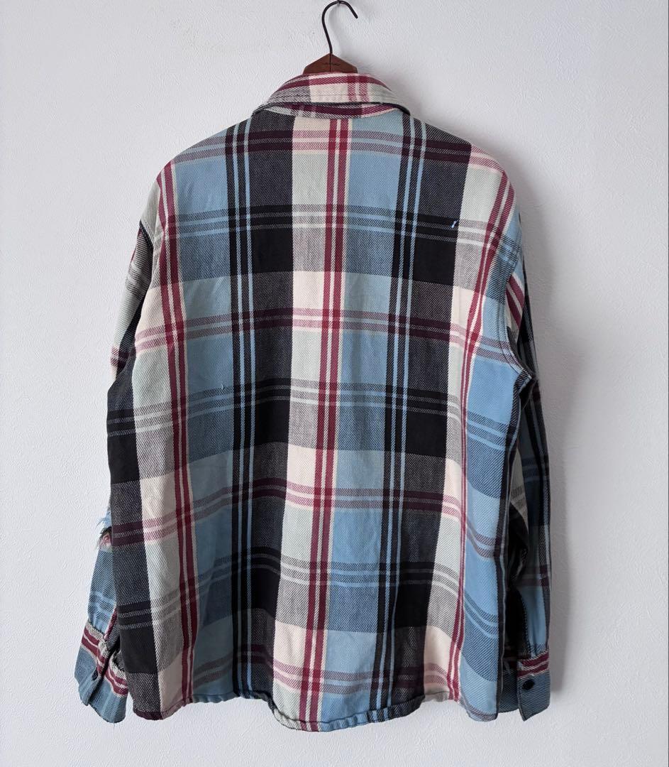 70's FROSTPROOF ネルシャツ　ヘビーネルシャツ　ボロ　ダメージ