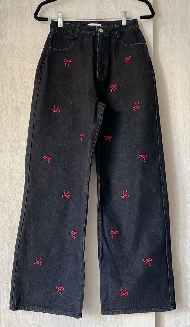 Darich ランダムリボンデニムパンツ M