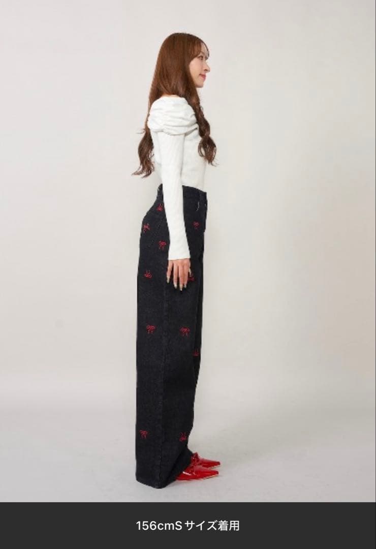 Darich ランダムリボンデニムパンツ M