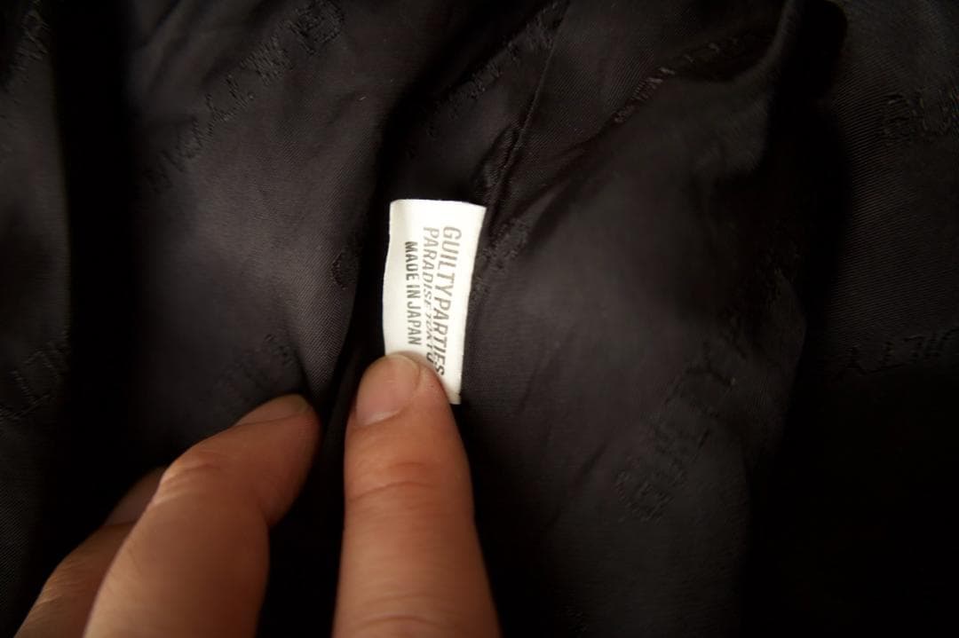 GUILTYPARTIES レザージャケット 黒 シングルライダース 極美品