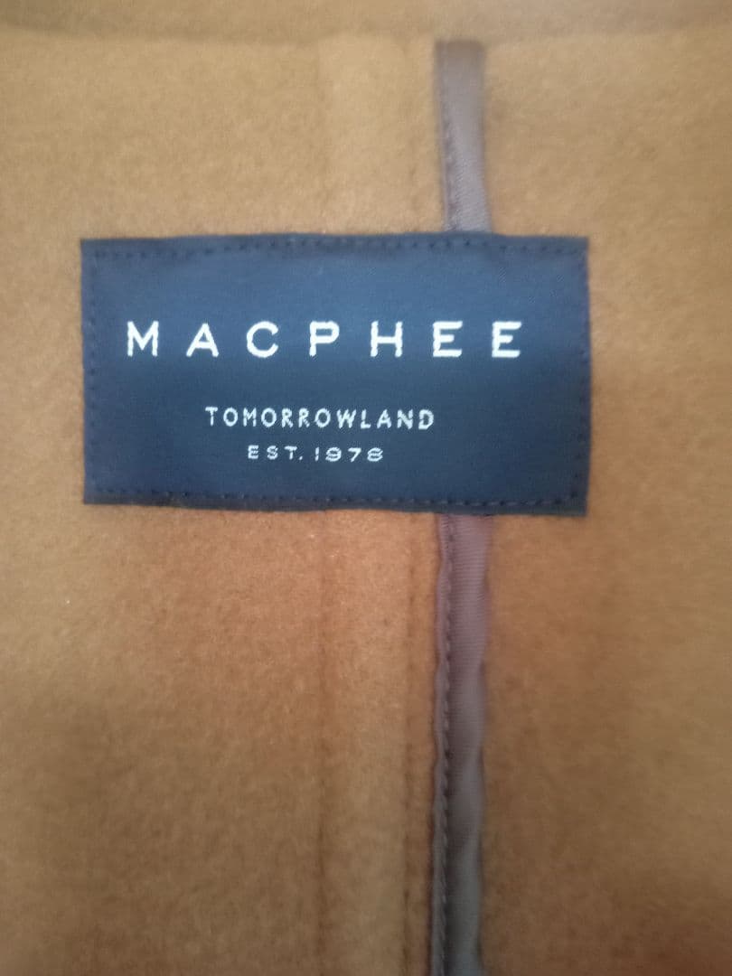 TOMORROWLAND　マカフィー　ダッフルコート