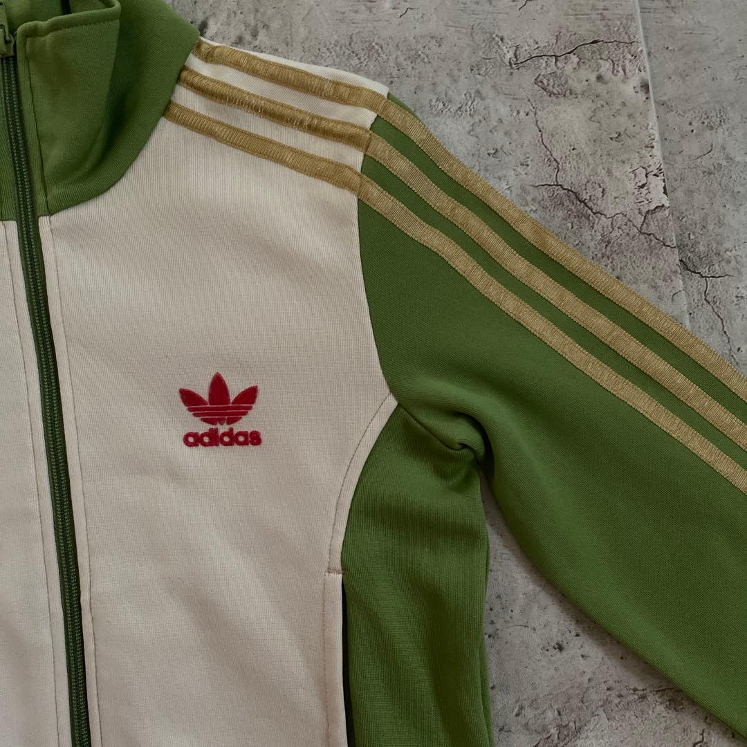 希少美品アディダス×ミラノ 都市シリーズ トラックジャケット 刺繍ロゴ