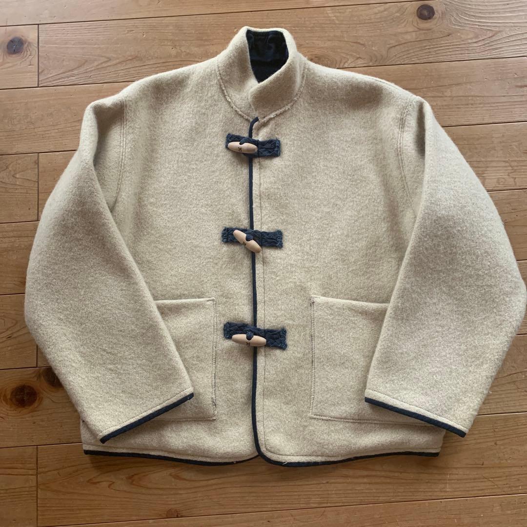 【45rpm 】ダッフルコートコート ショート ブルゾン M ウール