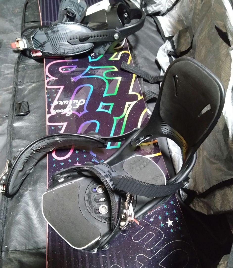 SPOON スプーン スノーボードとSALOMONサロモンビンディングセット