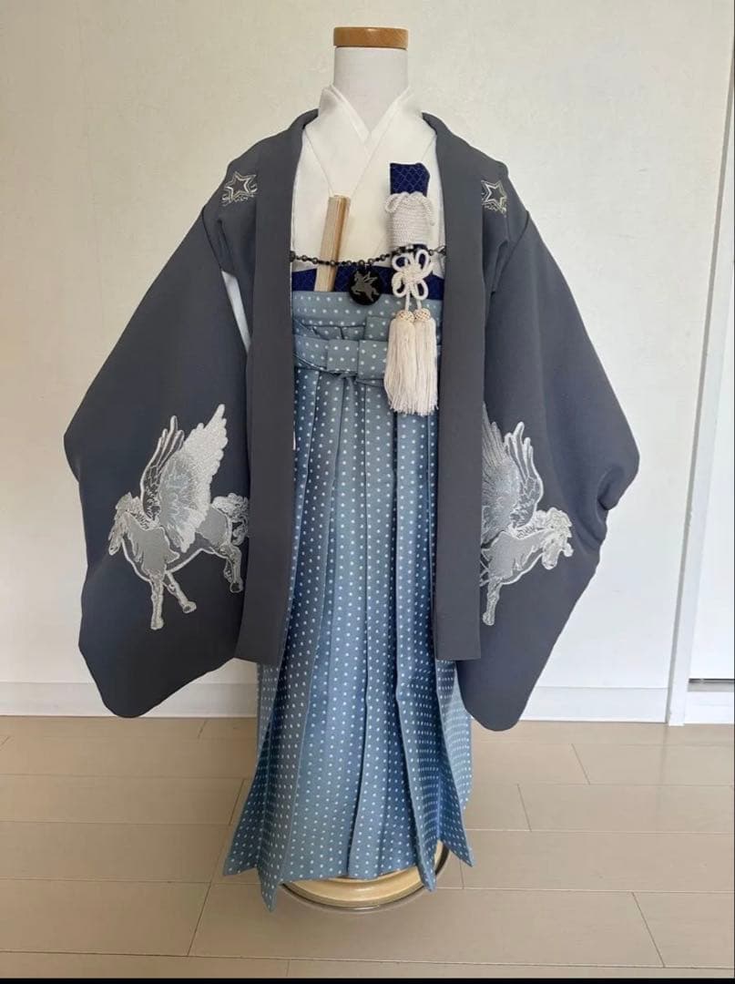 益若つばさプロデュース 七五三 5歳男の子用袴セット ペガサス