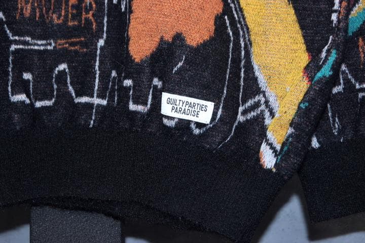 WACKO MARIA ワコマリア バスキア CREW NECK ニット XL