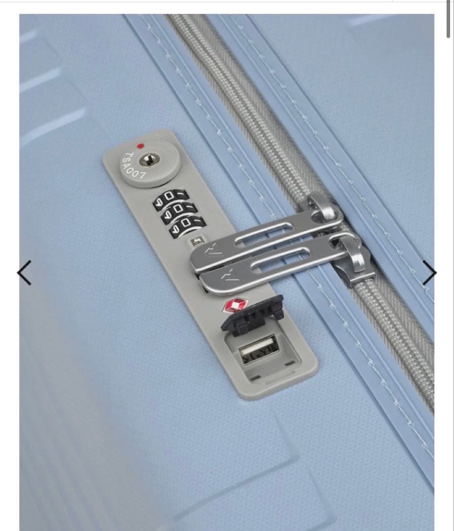 【新品】　ロンカート　スーツケース　ライトブルー　35L