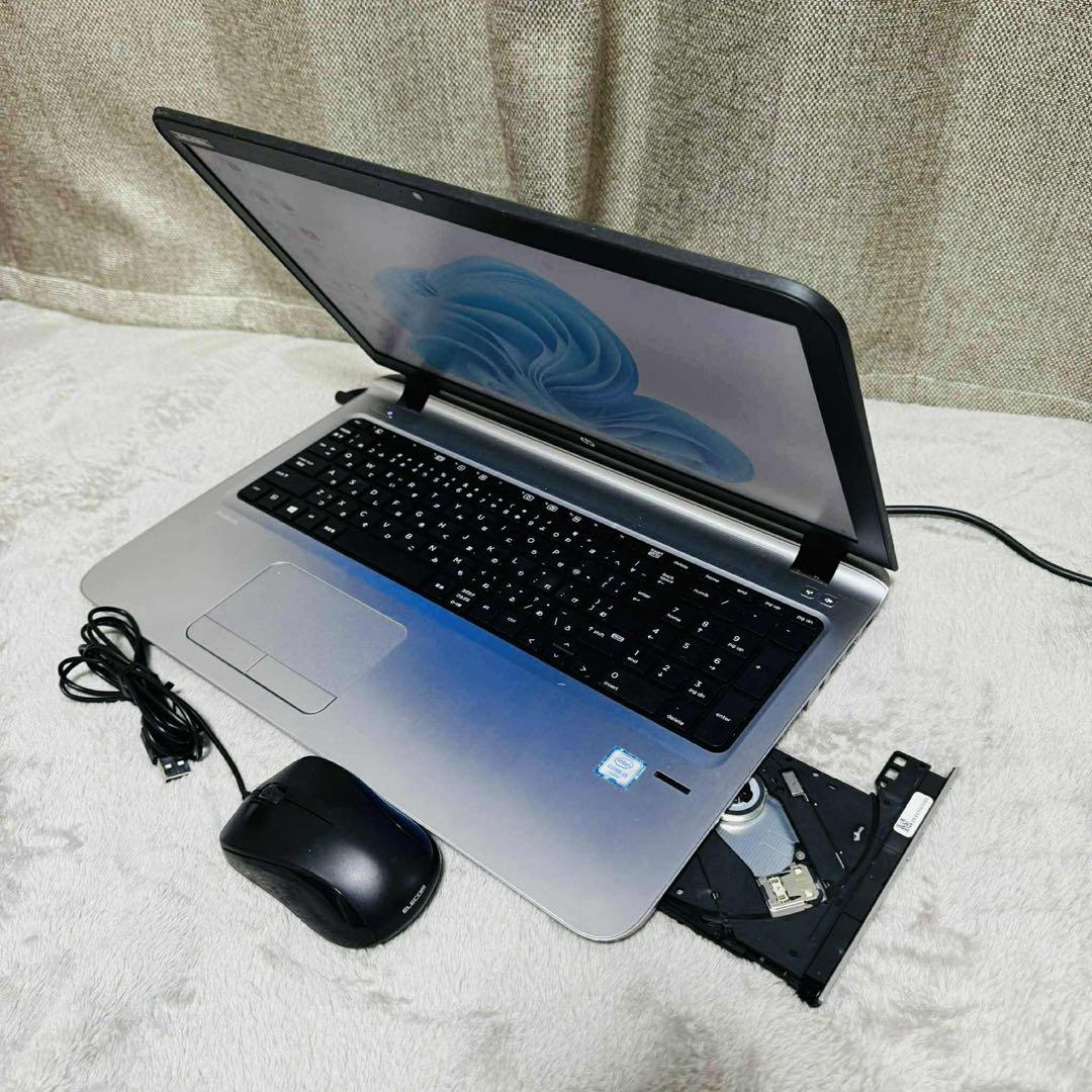 S232 HPノートパソコン i5メモリ8G高速 Windows11オフィス付き