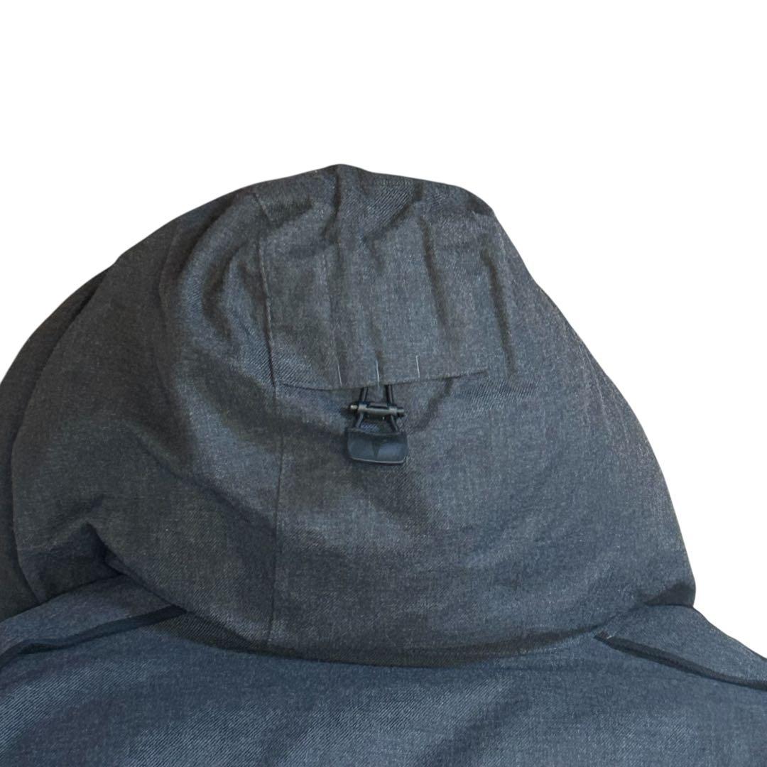 ポンちゃん 新品 ノビス コヨーテファー 肉厚ダウンコート　グレー XS