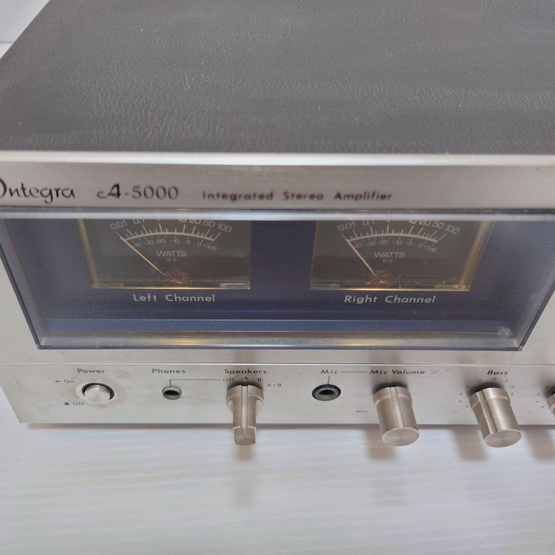 レトロ　プリメインアンプ　ONKYO　CA-5000　通電確認のみ　ジャンク