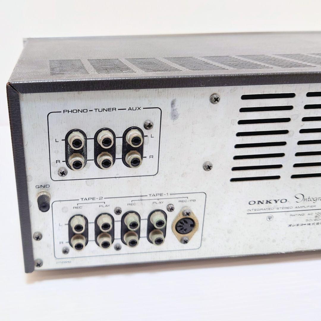 レトロ　プリメインアンプ　ONKYO　CA-5000　通電確認のみ　ジャンク