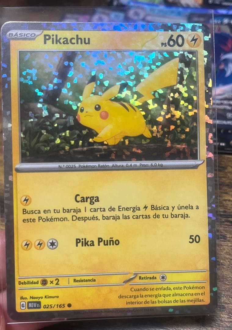 海外ポケモンカード ピカチュウ 025/165