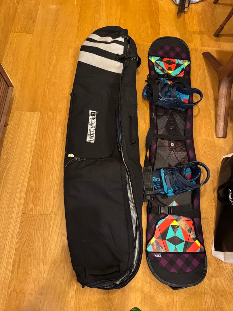 salomoスノーボード BURTON バインディング バッグ付き
