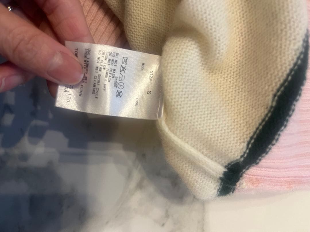 NZ LAMBS クルーネックプルオーバー　Sサイズ