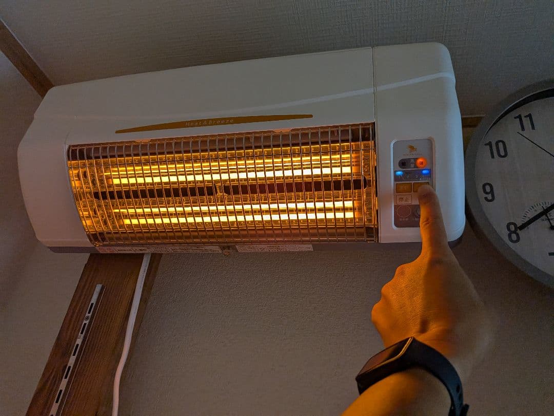 高須産業　脱衣場暖房機　涼風暖房機　SDG-1200GS