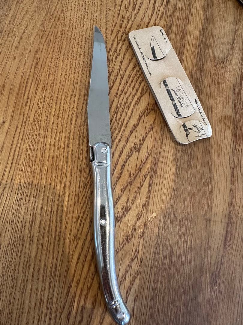 【新品】Laguioleラギオール ステンレステーブルナイフ 5本セット